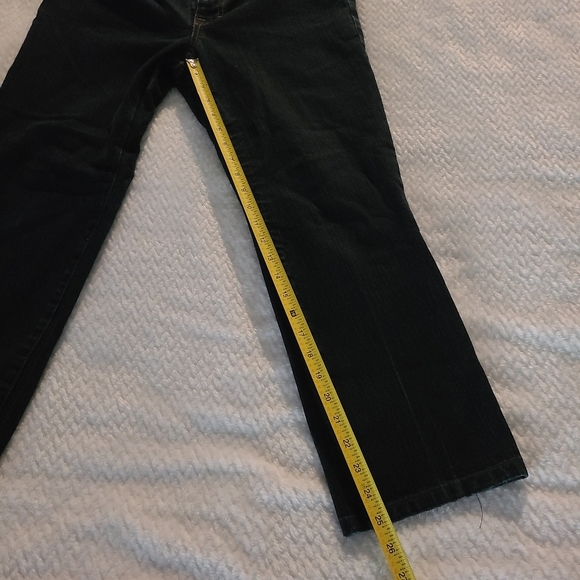 STYLE & Co Jeans Straight leg Medium Wash Denim Stretch 14P Petite - Picture 7 of 8